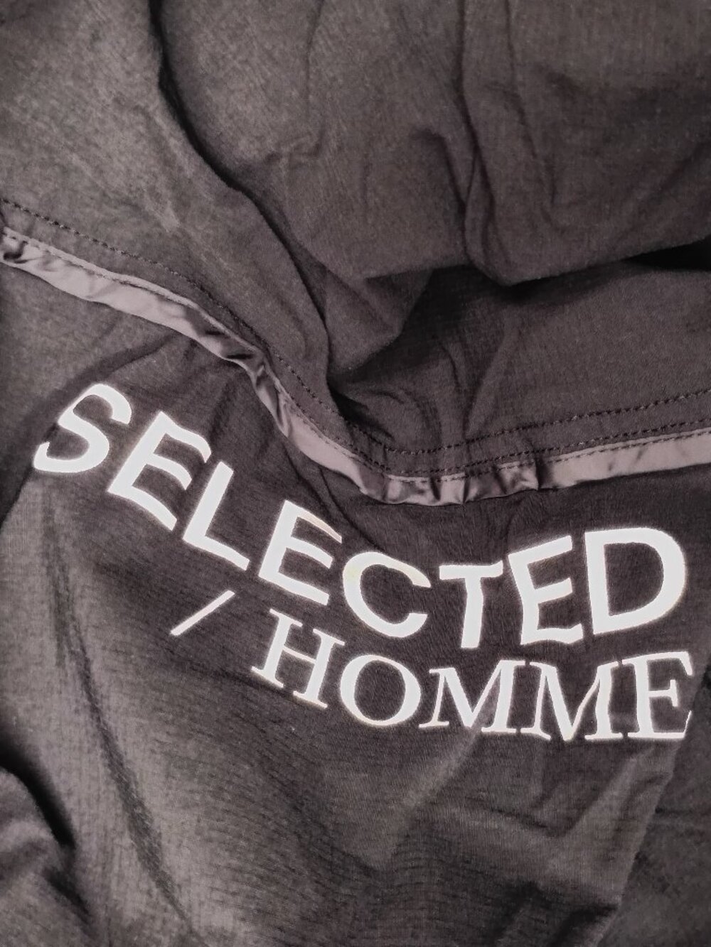 Selected Homme Black Tech Shacket - Picture 2 of 3